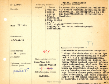File of histopathological evaluation of nervous system diseases (1964) - nr 139/64