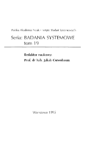 Symulacyjne metody analizy sterowanych wielozbiornikowych systemów wodnych * Dodatek : Opis pakietu symulacyjnego ECOSYM