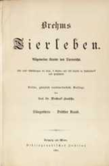 Brehms Tierleben : allgemeine Kunde des Tierreichs. Bd. 3, Säugetiere. Bd. 3, Rüsseltiere, Unpaarzeher, Paarzeher, Sirenen, Waltiere, Beuteltiere, Gabeltiere