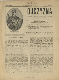 Ojczyzna : pismo tygodniowe z obrazkami dla wszystkich 1903 N.22