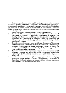 Modelowanie matematyczne, symulacja komputerowa i identyfikacja procesów dynamicznych i biologicznych w miejskiej oczyszczalni ścieków * Entwicklung eines computersystems zur modellierung, simulation und optimierung von klaerprozessen in klaeranlagen