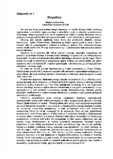 Sprawozdanie z działalności Konsorcjum "Bioenergia na Rzecz Rozwoju Wsi" w 2002 roku * Biopaliwa