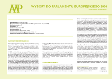 Wybory do Parlamentu Europejskiego 2004