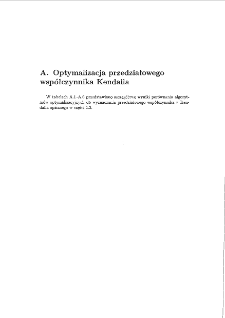 Zastosowanie ewolucji różnicowej do wyznaczania zależności statystycznych * Optymalizacja przedziałowego współczynnika Kendalla