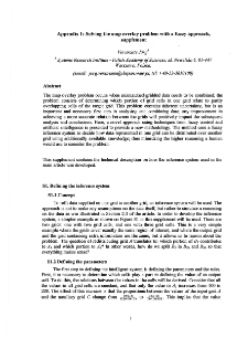 Statistical methodology for verification of GHG inventory maps * Appendix 1: Solving the map overlay problem with a fuzzy approach, supplement