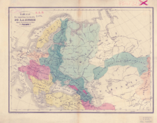 Tableau des acquisitions territoriales de la Russie depui l'avènement au trône de Pierre Ir.