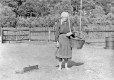 Woman with a basket