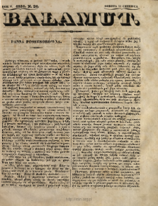 Bałamut Petersburski : pismo czasowe 1834 N.26