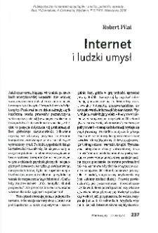 Internet i ludzki umysł