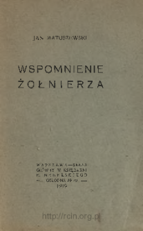 Wspomnienie żołnierza