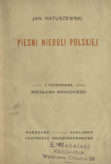 Pieśni niedoli polskiej