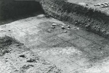 Trench west of the collegiate church, burrow 7/58 and building 2/58