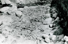 Fragment of the stone footing of the church (collegiate church)