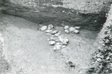 Trench west of the collegiate church, stone structure, part of A quarter