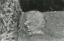 Deep trench outside the collegiate church (from the south), hearth no 2 from the north