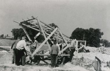 Mounting of the photo tower, field works