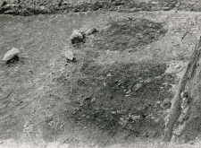 Trench on the west from the collegiate church, view from the north