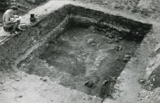 Documentation work in the trench, view from the north