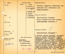 File of histopathological evaluation of nervous system diseases (1962) - nr 1/62