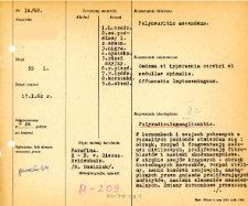 File of histopathological evaluation of nervous system diseases (1962) - nr 14/62