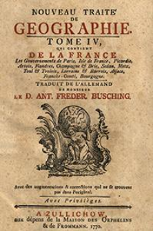 Nouveau Traité De Géographie. T. 4, Qui Contient De La France, Les Gouvernements De Paris, Isle De France, Picardie, Artois, Flandres, Champagne & Brie, Sedan, Metz, Toul & Toulois, Lorraine & Barrois, Alsace, Franche-Comté, Bourgogne