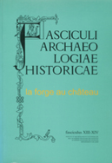 Les forges dans les châteaux-forts, questions