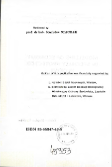 Modelling of economy in specially protected regions : proceedings of international conference held on 9-11 june in drawn * Data base system in administration of a region by the use of the sbd ( dictionary data base)