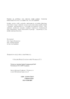 Rozwój i zastosowania metod ilościowych i technik informatycznych wspomagających procesy decyzyjne * Rozwój i zastosowania technik i technologii informatycznych * Modelowanie adaptacyjne przekazu reklamowego w marketingu interaktywnym