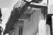 roof setting in a log construction