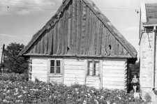 fragment of a log residential building