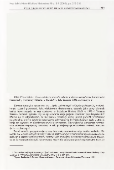 Życie codzienne szlachty polskiej w okresie sarmatyzmu, Renata Gałaj, Szczecin 1998 : [recenzja]