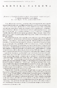 "Klasztor w Kościele średniowiecznym, nowożytnym i współczesnym", V międzynarodowa konferencja, Kamień Śląski, 18-20 października 2006 r.