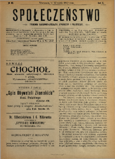 Społeczeństwo : tygodnik naukowo-literacki, społeczny i polityczny 1909 N.36