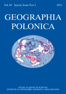 Geographia Polonica Vol. 84 Special Issue Part 2 (2011), Spis treści