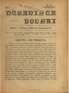 Humanista Polski 1913 N.10