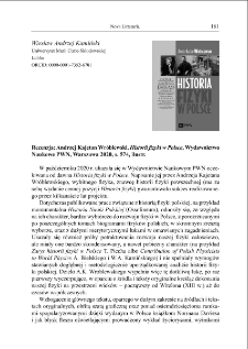 Andrzej Kajetan Wróblewski, „Historia fizyki w Polsce” [recenzja]