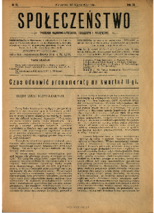 Społeczeństwo : tygodnik naukowo-literacki, społeczny i polityczny 1910 N.12