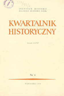 Kwartalnik Historyczny R. 77 nr 1 (1970), Kronika
