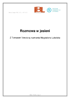 Rozmowa w jesieni