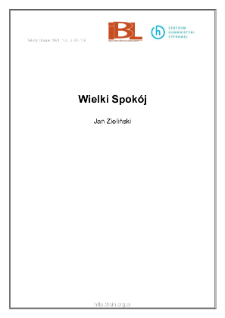 Wielki Spokój