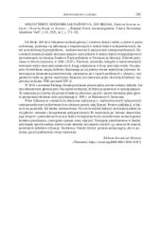 Miloš Čierny, Noémi Beljak Pažonová, Ján Beljak, Zdobená kostená rukoväťz Pustého Hradu vo Zvolene, „Študijné Zvesti Archeologického Ústavu Slovenskej Akadémie Vied”, t. 65, 2020, nr 2