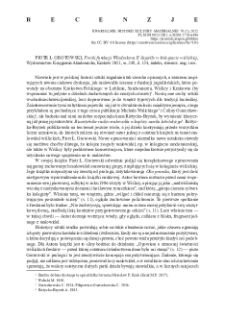 Freski fundacji Władysława II Jagiełły w kolegiacie wiślickiej, Piotr Ł. Grotowski, Wydawnictwo Księgarnia Akademicka, Kraków 2021, ss. 248, il. 134, indeks, streszcz. ang. i ros : [recenzje]