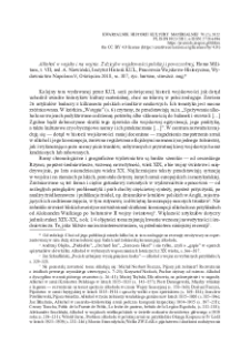 Alkohol w wojsku i na wojnie. Z dziejów wojskowości polskiej i powszechnej, Homo Mili-tans, t. VII, red. A. Niewiński, Instytut Historii KUL, Pracownia Wojskowo-Historyczna, Wy-dawnictwo Napoleon V, Oświęcim 2018, ss. 387, ryc. barwne, streszcz. ang. : [recenzje]