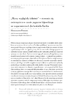 „Myszy wyglądały żałośnie” – stawanie się zwierzęciem w czasie pogromu kijowskiego we wspomnieniach Jecheskiela Kotika