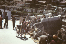 Bridge on the Ganges in Lakshman Jhula / Rishikesh (Iconographic document)