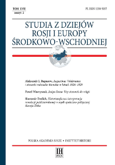 Augustinas Voldemaras i stosunki radziecko-litewskie w latach 1926–1929