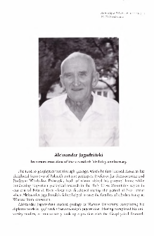 Aleksander Jagodziński. In commemoration of the seventieth birthday anniversary