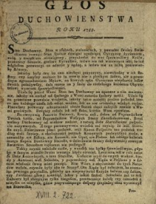 Głos Duchowienstwa Roku 1788