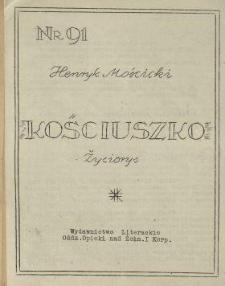 Kościuszko : życiorys