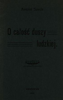 O całość duszy ludzkiej